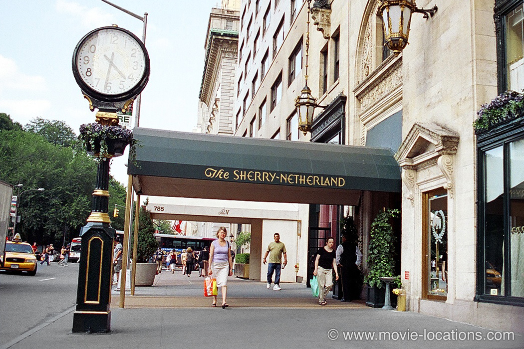 The Thomas Crown Affair filming location: Sherry-Netherland Hotel, Fifth Avenue, New York