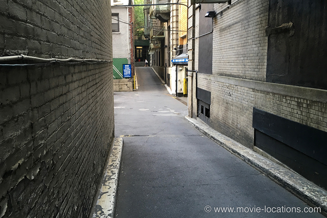 Three Days Of The Condor filming location: Alley behind the Ansonia, Upper West Side, New York