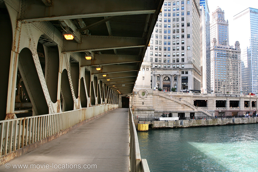 The Untouchables location: Michigan Avenue Bridge, Chicago