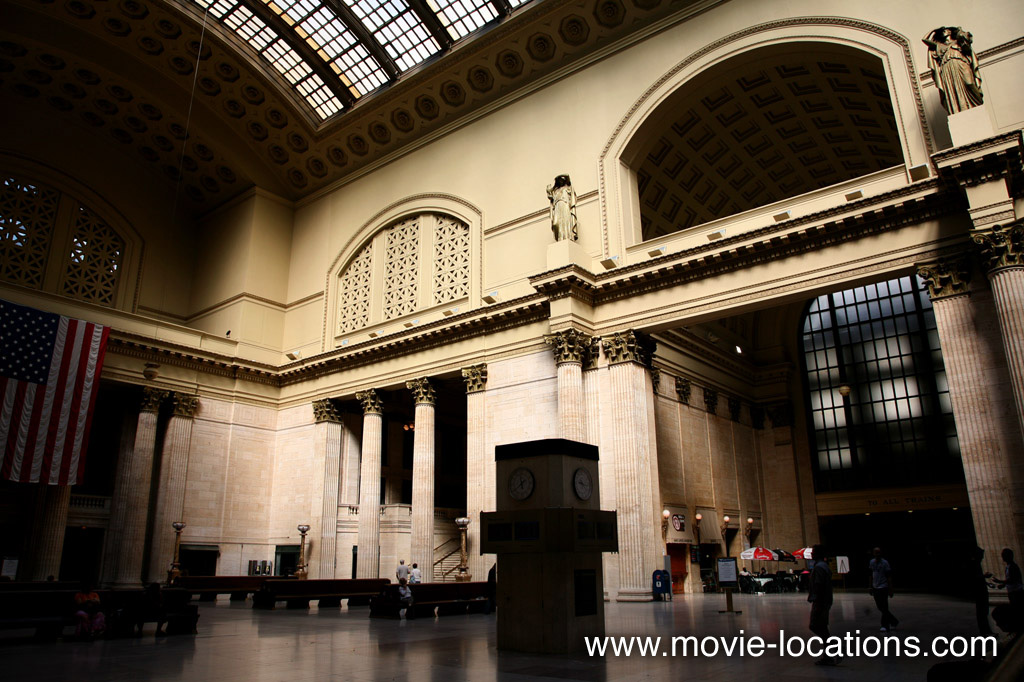 The Untouchables location: Union Station, 210 South Canal Street, Chicago