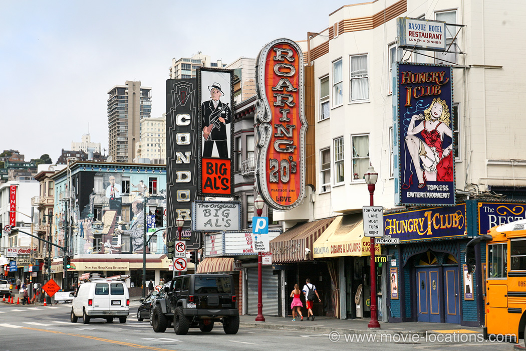 Venom filming location: Broadway, San Francisco