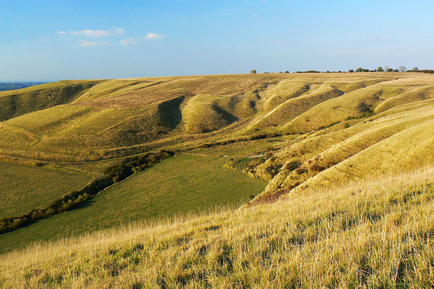 1984 filming location: Roundway Hill, Devizes, Wiltshire