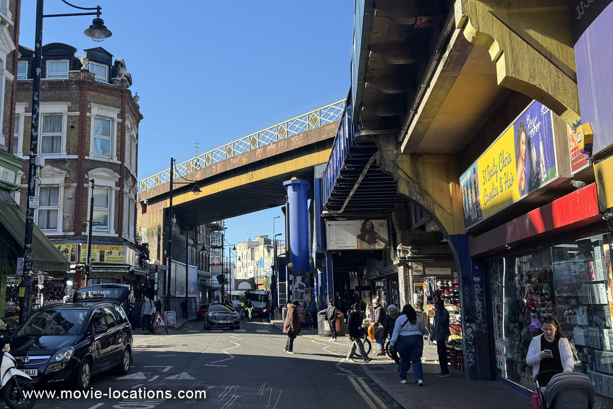 Alfie film location: Atlantic Road, Brixton