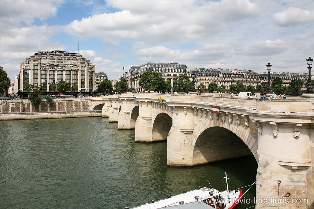 Les Amants du Pont Neuf film location: Pont Neuf, Paris
