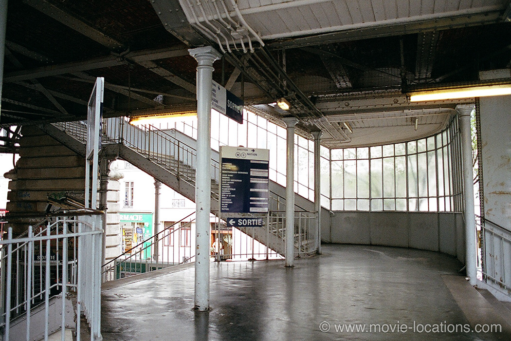 Amelie film location: Line 6 Station of La Motte-Picqet-Grenelle, Paris