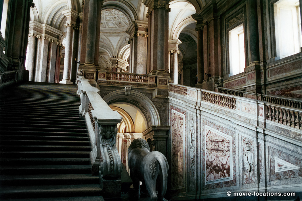 Angels And Demons film location: Palazzo Reale, Caserta, Italy