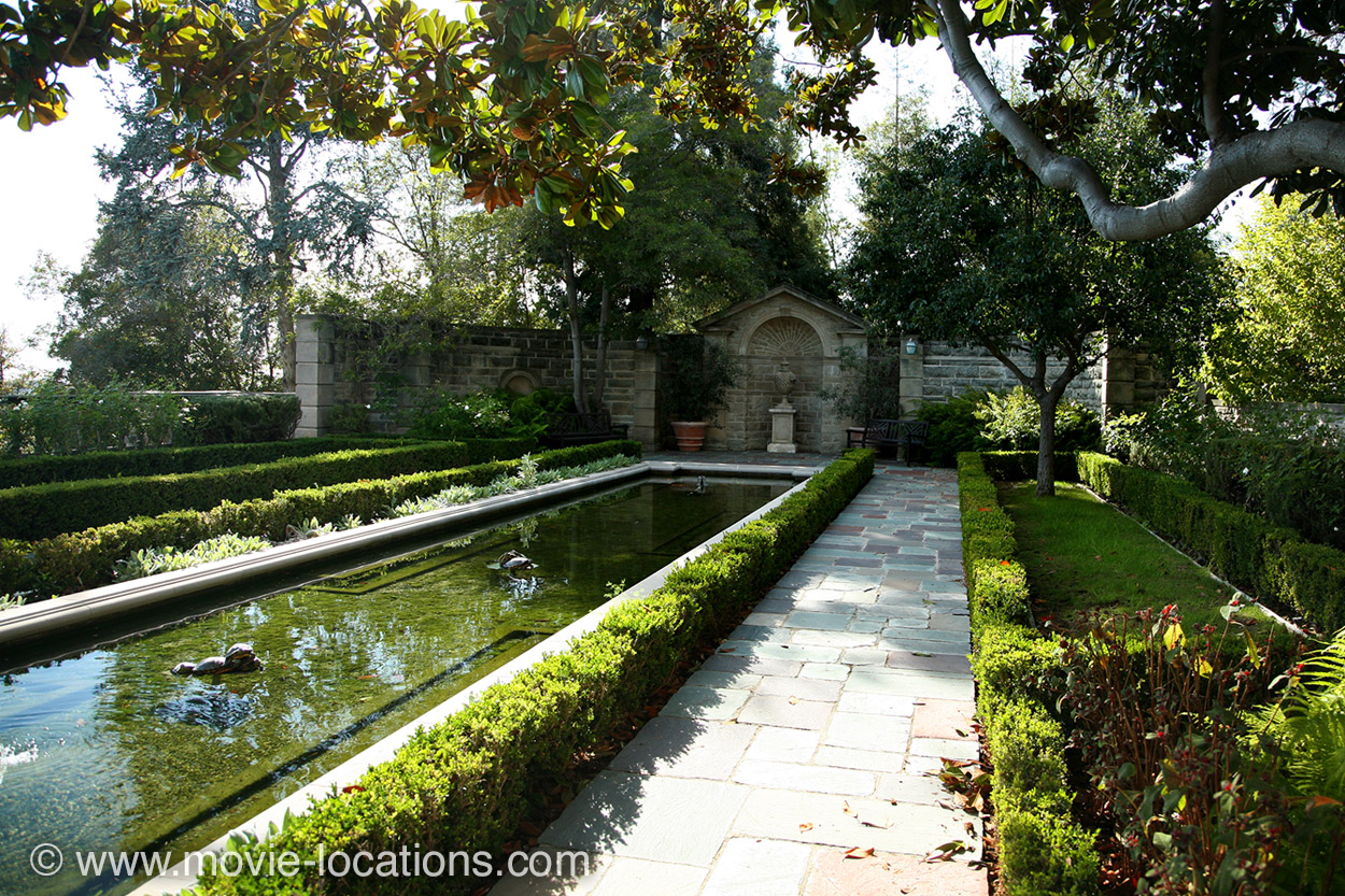 Batman and Robin filming location: the gardens of ‘Wayne Manor’: the Greystone Mansion and Gardens, Loma Vista Drive, Beverly Hills