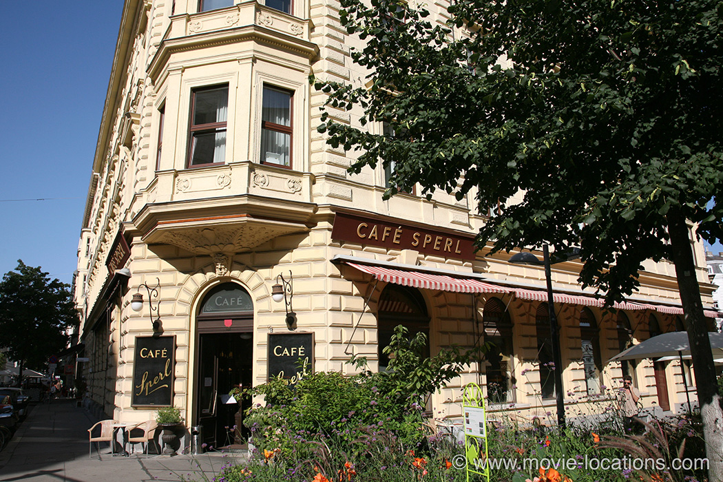 Before Sunrise location: Cafe Sperl, Vienna, Austria