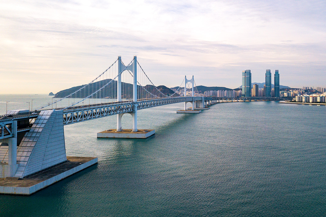 Black Panther filming location: Gwangan Diamond Bridge, Busan, South Korea
