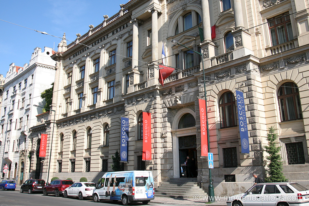 The Bourne Identity filming location: Carlo IV Hotel, Senovazne nam, Prague