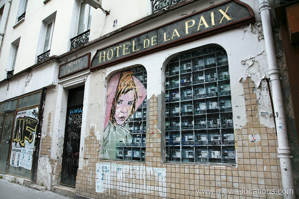 The Bourne Identity filming location: Hotel de la Paix, rue Louis Bonnet, Belleville, Paris