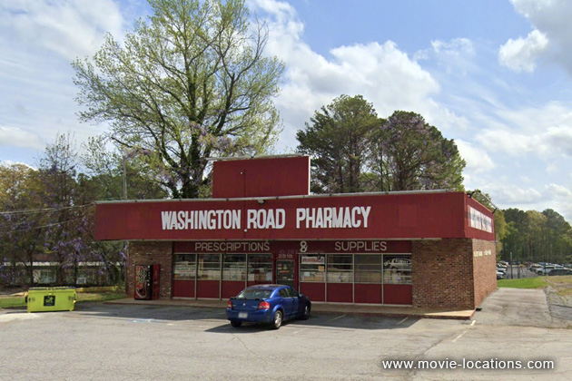 Bugonia film location: Washington Road Pharmacy, East Point, Georgia