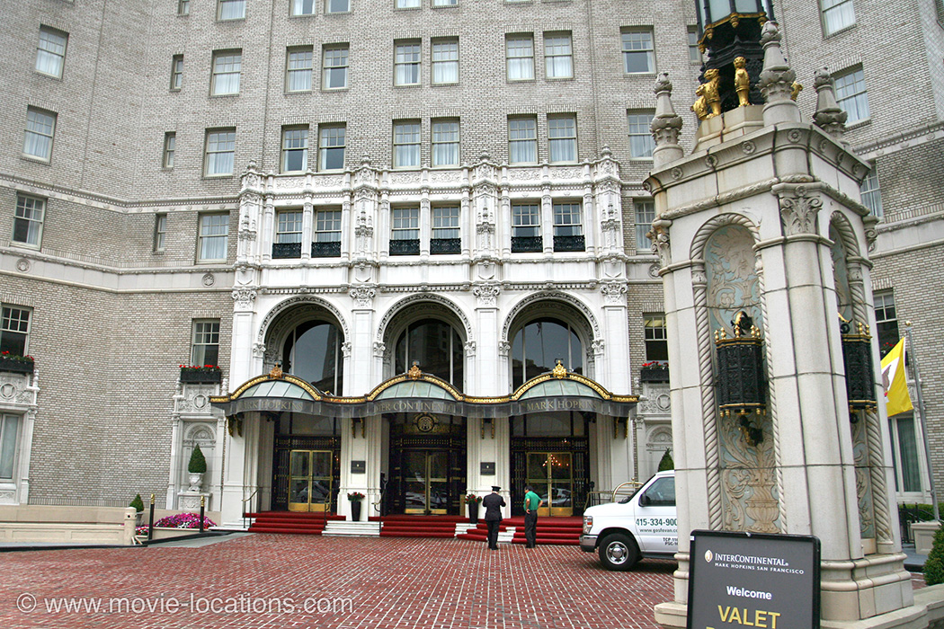 Bullitt location: Mark Hopkins Hotel, 1 Nob Hill, San Francisco<