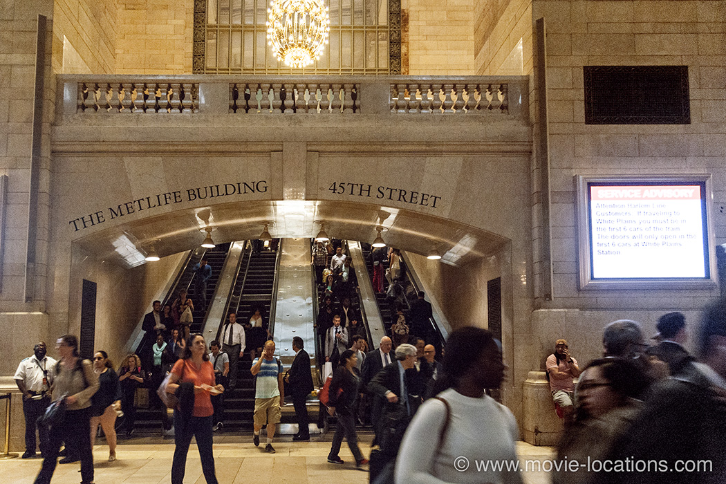 Carlito's Way film location: Grand Central Station, 42nd Street, New York