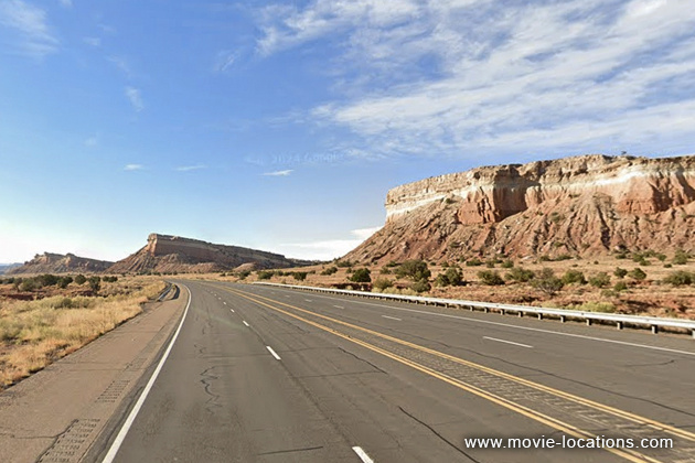 Coyote Vs Acme film location: Hwy 550, New Mexico