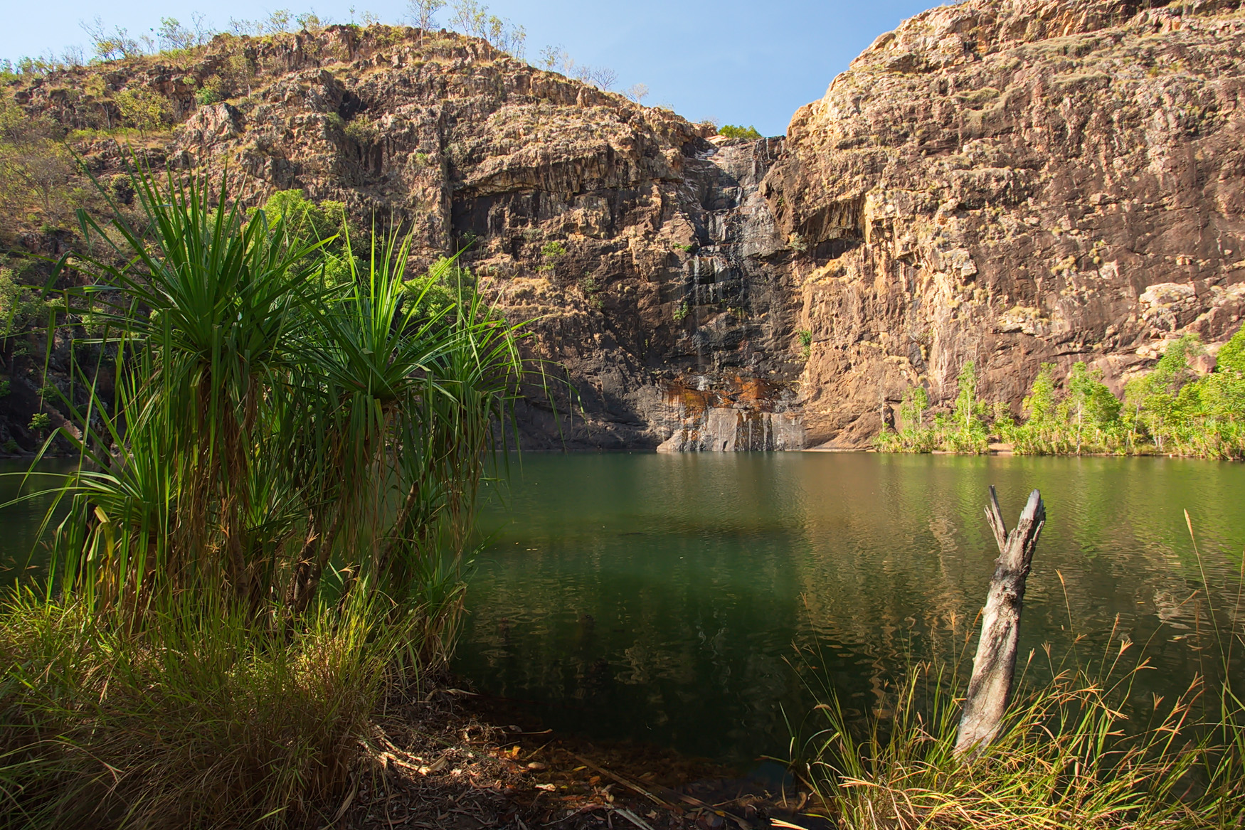 Crocodile Dundee film location: Gunlom Creek Waterfall, Kakadu National Park, Northern Territory
