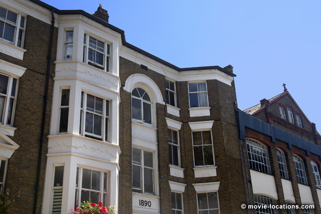 Cruella film location: Grafton Mansions, Duke's Road, Bloomsbury, London WC1
