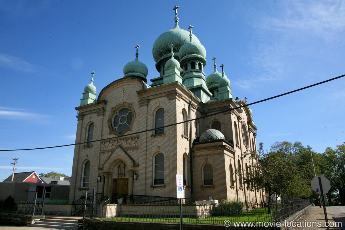 The Deer Hunter filming location: St Theodosius Russian Orthodox Cathedral, Starkweather Avenue, Cleveland