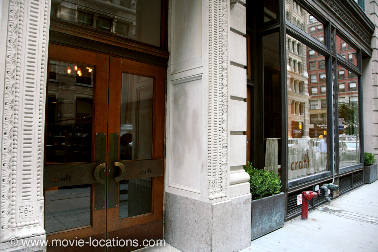The Devil Wears Prada film location: Craft, East 19th Street, New York
