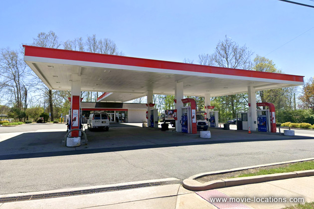 Disclosure Day film location: Exxon Gas Station, Montville, New Jersey