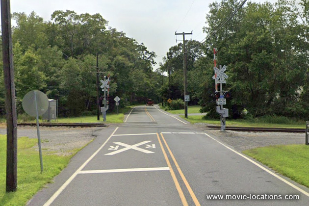 Disclosure Day film location: Mill Road rail crossing, Tuckahoe, New Jersey