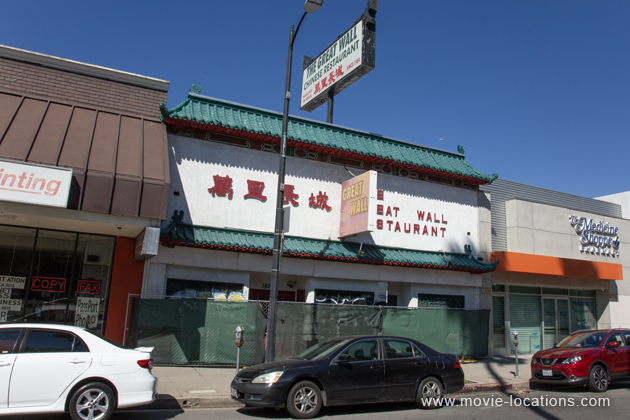 Drive film location: The Great Wall (now gone), Sherman Way Reseda, San Fernando Valley