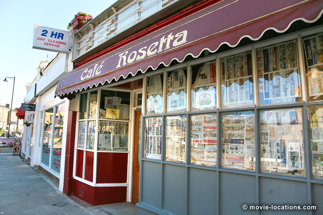 An Education film location: Cafe Rosetta, St John’s Parade, Ealing, London W13