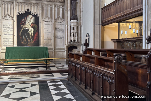 Empire Of The Sun film location: St Luke's Church,Sydney Street, Chelsea, London SW3
