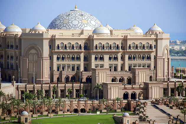 Fast And Furious 7 film location: Emirates Palace Hotel, Abu Dhabi