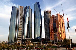 Fast And Furious 7 film location: Etihad Towers, Abu Dhabi