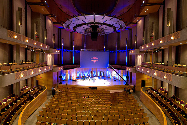 Fifty Shades Of Grey film location: Chan Sun Concert Hall, Chan Centre for the Performing Arts, Vancouver