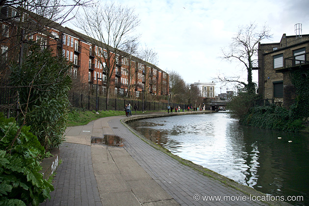 Flame In The Streets filming location: Regent's Canal, Camden Town, London NW1