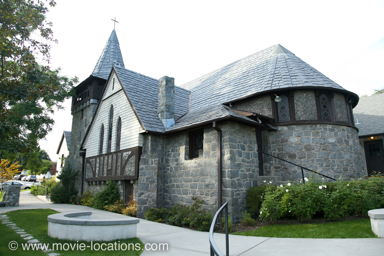 The Fog filming location: Episcopal Church of the Ascension, East Laurel Avenue, Sierra Madre, California