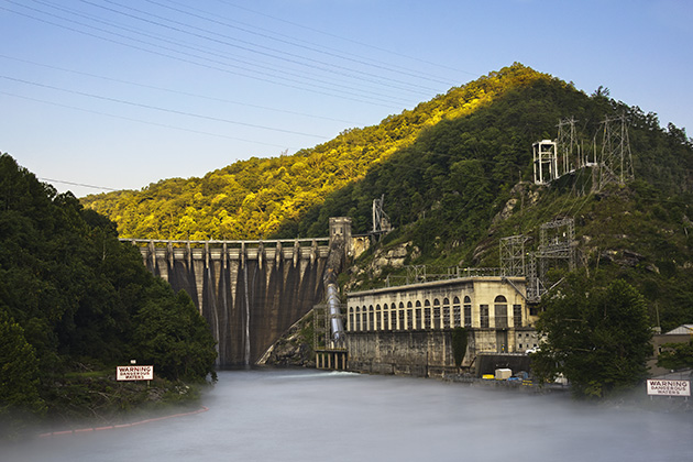 The Fugitive filming location: Cheoah Dam, North Carolina