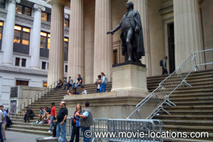 Godzilla filming location: Federal Hall, Wall Street, New York