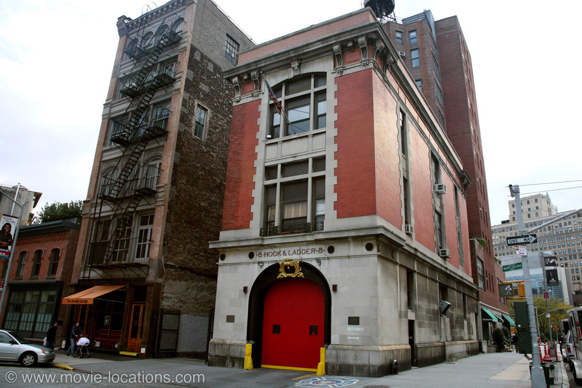 Hitch filming location: 8 Hook and Ladder Firehouse, North Moore Street, New York