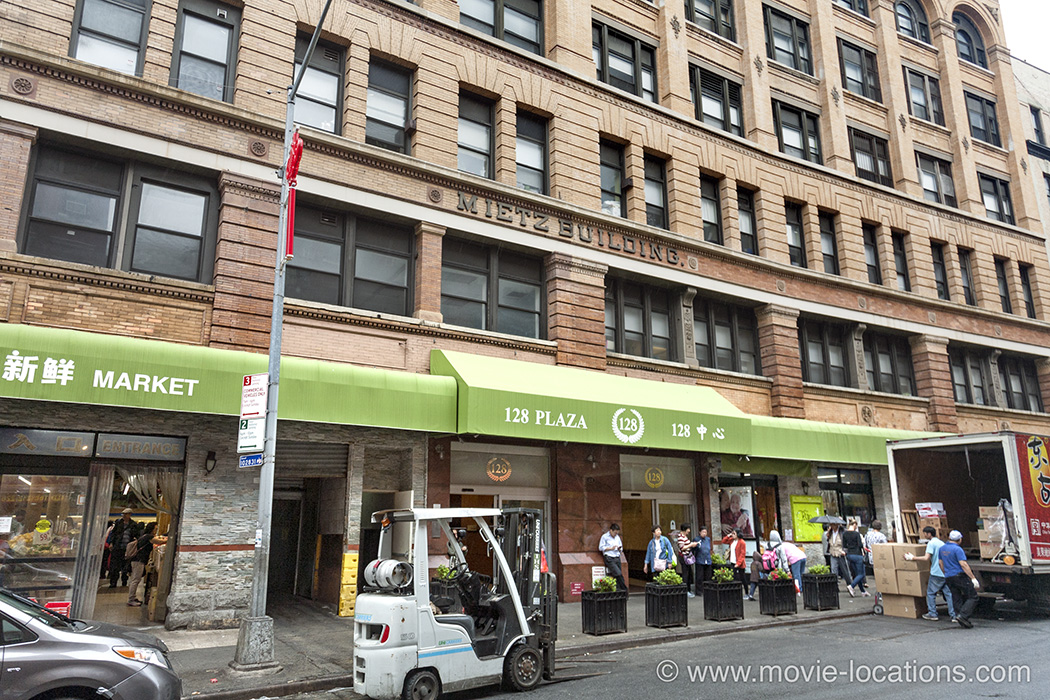 The Godfather film location: ’Genco Olive Oil’ offices: Mietz Building, Mott Street, New York