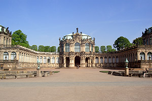 The Grand Budapest Hotel film location: Zwinger, Dresden, Germany