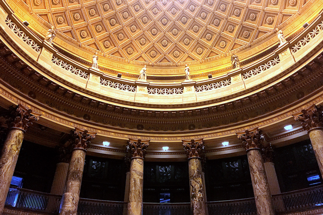 The Greatest Showman film location: Gould Memorial Library, The Bronx