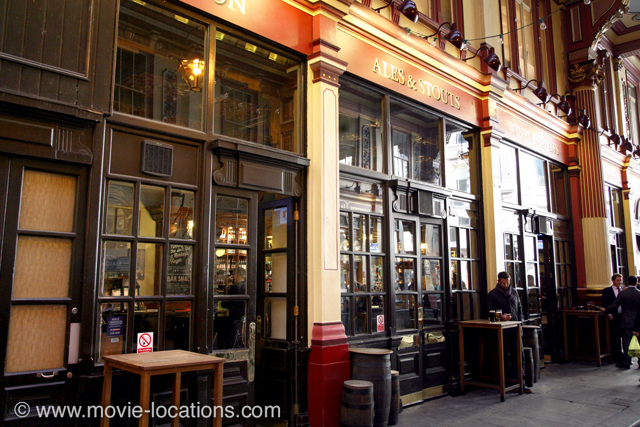 Green Street filming location: New Moon Pub, Leadenhall Market, London EC3
