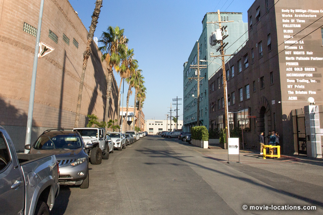 Heat filming location: Factory Place, Arts District, Downtown Los Angeles