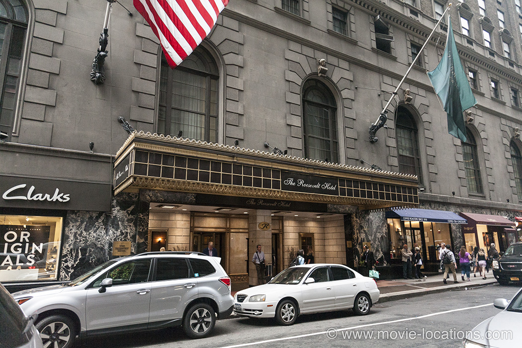 The Irishman filming location: Roosevelt Hotel, East 45th Street, Midtown Manhattan