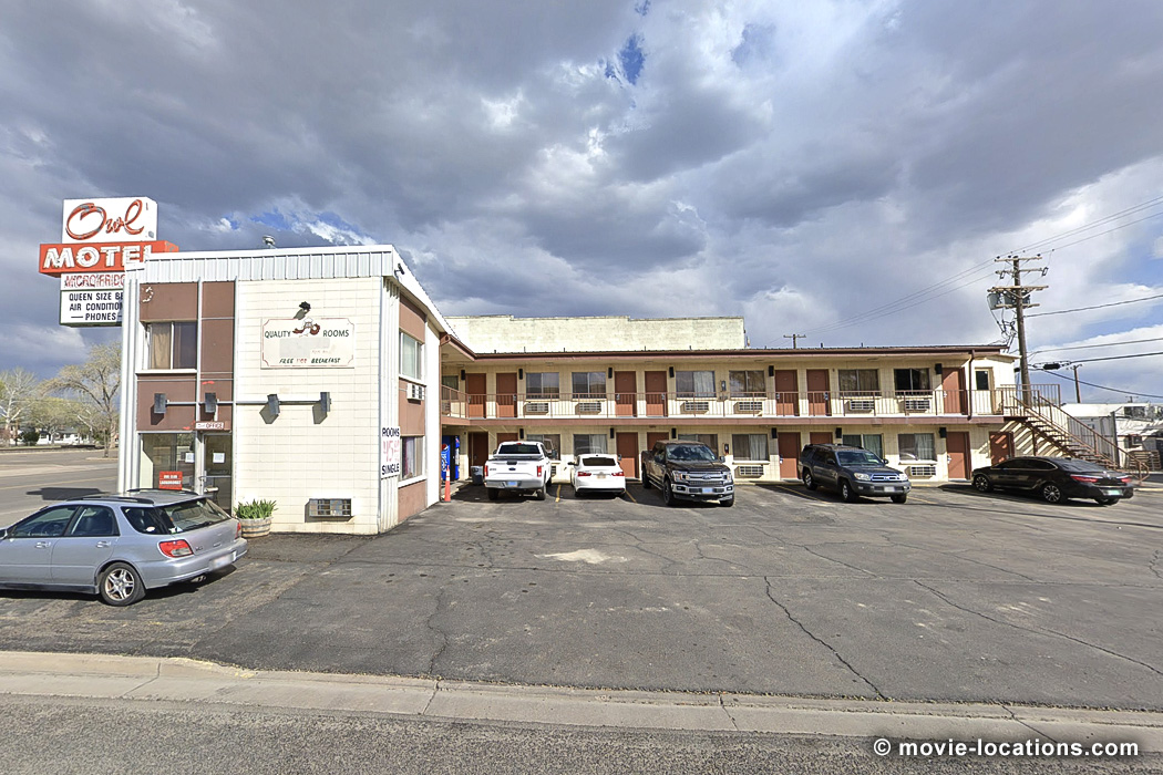 Joy Ride filming location: Owl Motel, Battle Mountain, Nevada