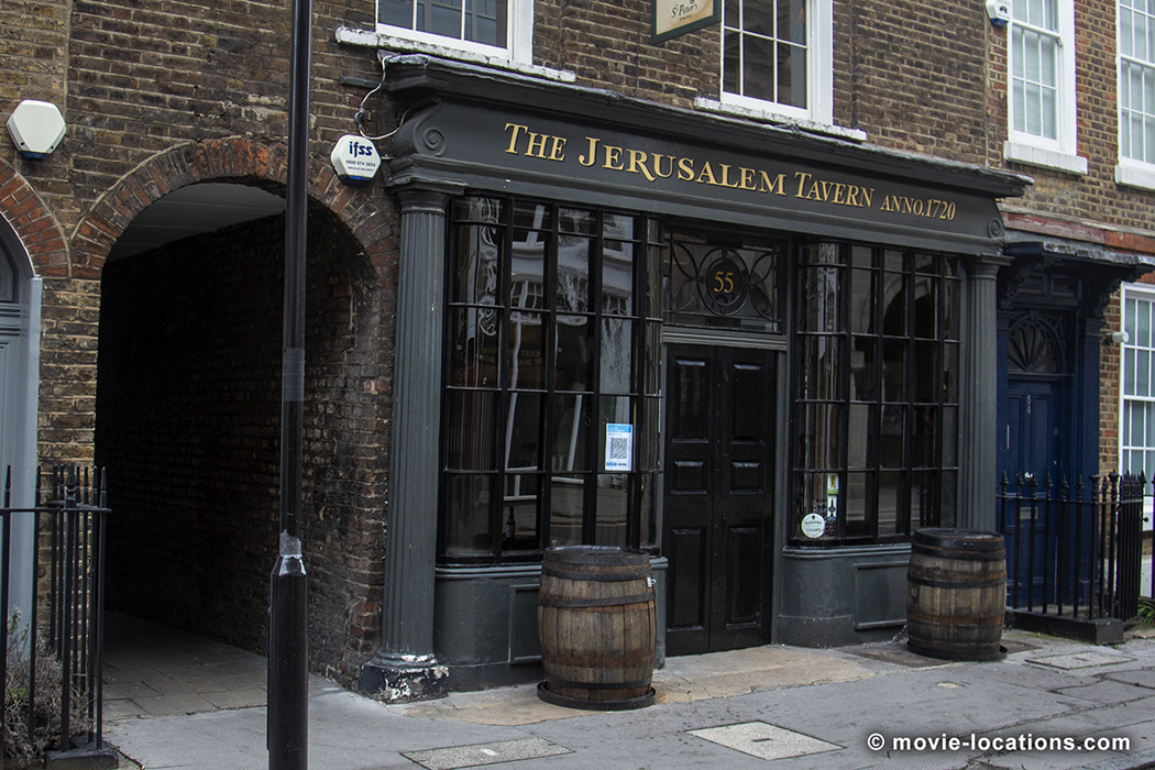 Judy film location: Jerusalem Tavern, Britton Street, Clerkenwell, London E1