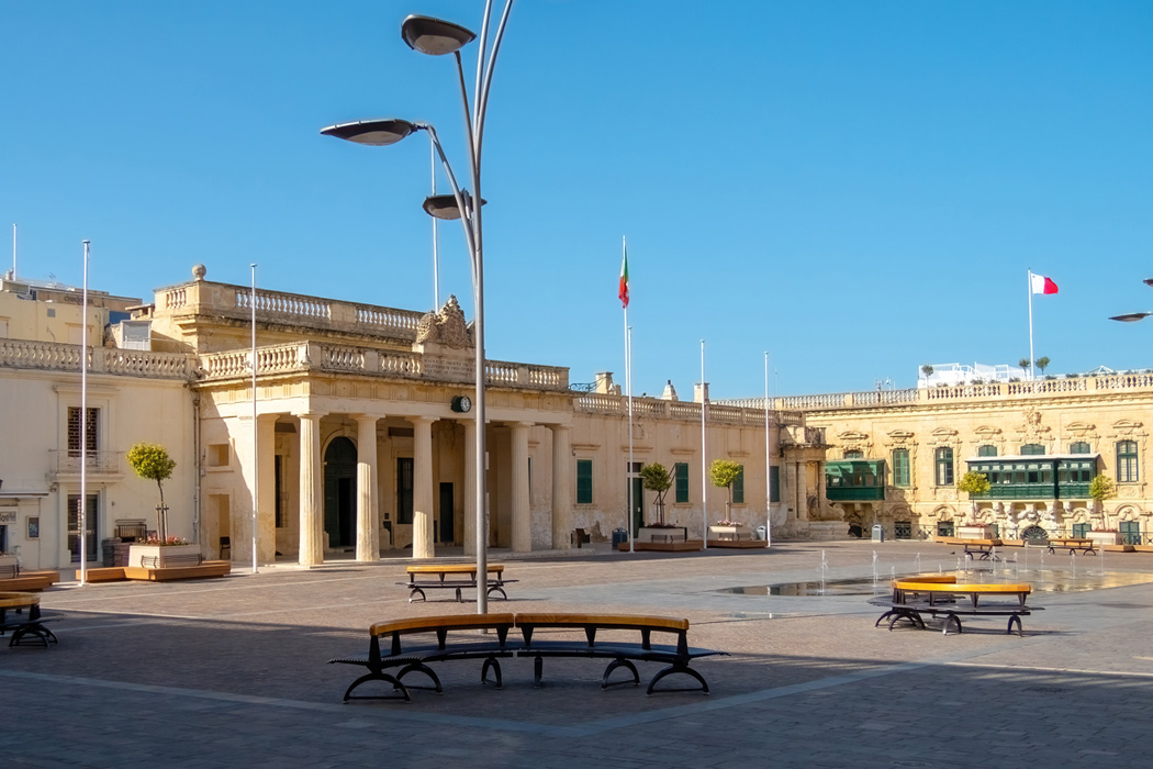 Jurassic World: Dominion filming location: St George's Square, Valletta, Malta