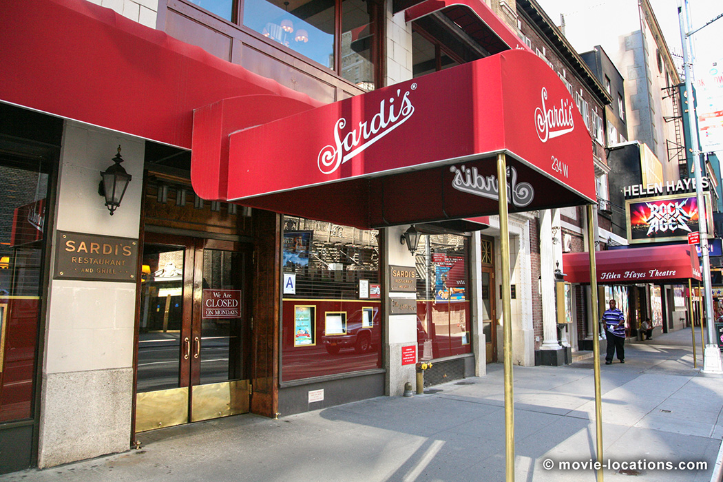 The King Of Comedy film location: Sardi's, West 44th Street, Theater District, Manhattan