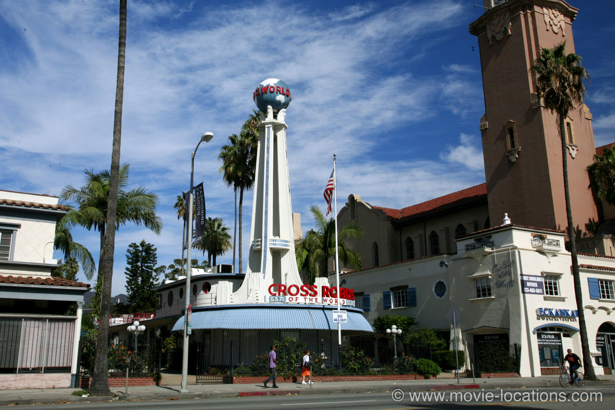 L.A. Confidential filming location: Crossroads of the World, Sunset Boulevard, Hollywood, Los Angeles
