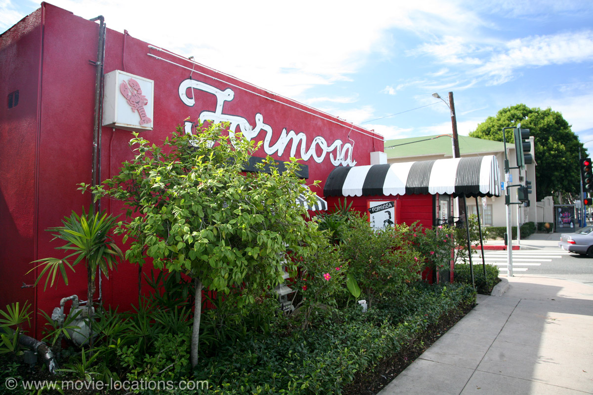 L.A. Confidential filming location: Formosa Cafe, Santa Monica Boulevard, Hollywood, Los Angeles