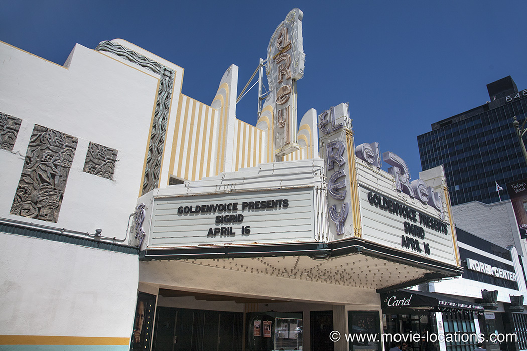 La La Land film location: El Rey Theatre, Wilshire Boulevard, Midtown Los Angeles