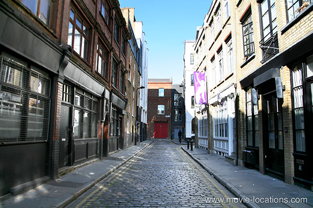 Legend location: Coronet Street, Hoxton, London